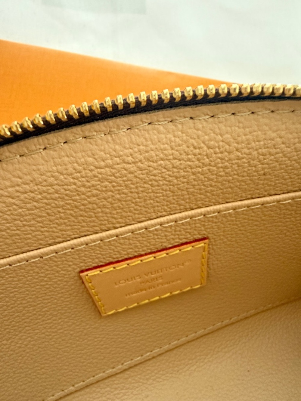 Louis Vuitton Monogram Canvas Brown and Gold Cosmetic Pouch - Picture 9 of 12